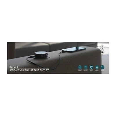 Pop Up Socket με ασύρματο φορτιστή