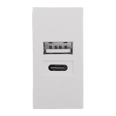 Φορτιστής USB A USB C 15W